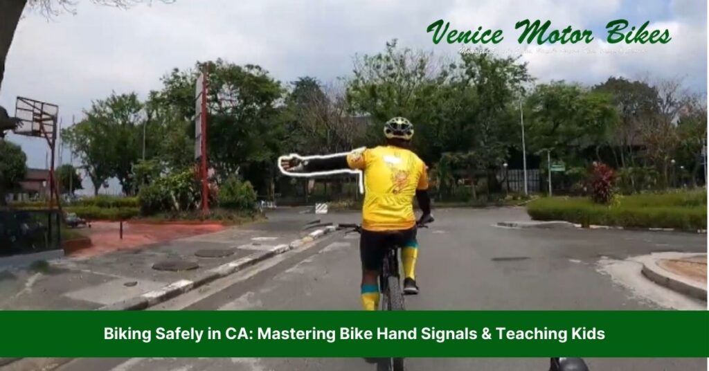 bike hand signals california