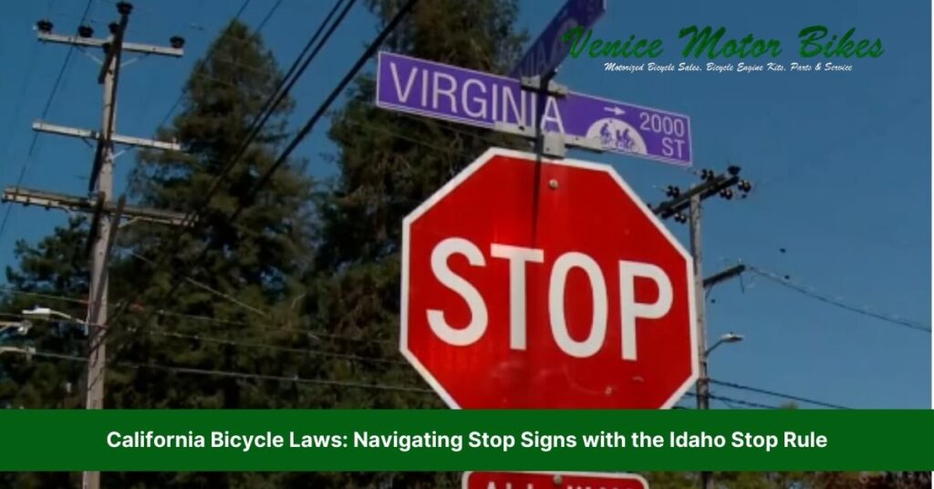 california bicycle laws stop sign