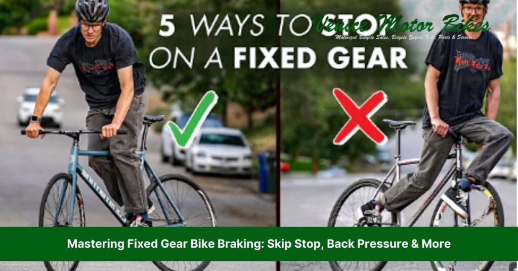 how to brake on a fixed gear bike