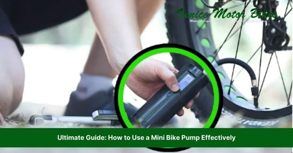 how to use a mini bike pump