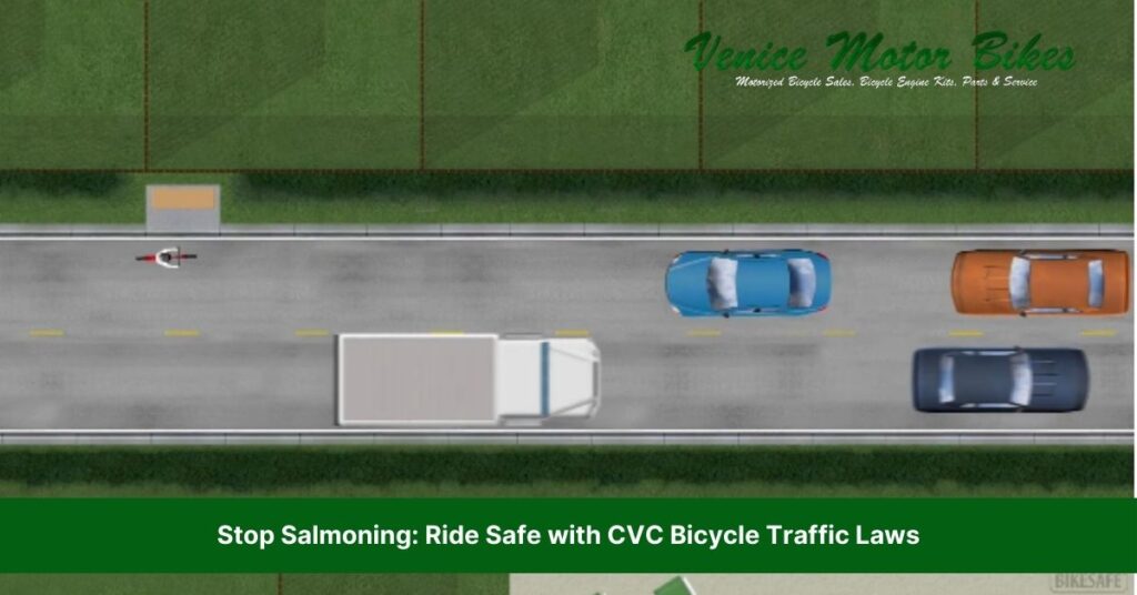 riding bicycle against traffic cvc